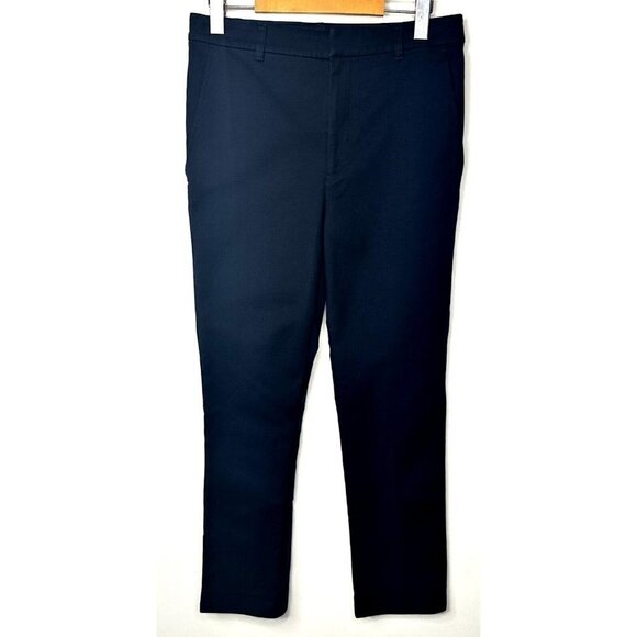 Lauren Ralph Lauren Trousers Pants Women Size 6 Navy Blue Stretch Pockets - Picture 1 of 13